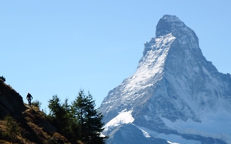 matterhorn guided biking in the swiss resort zermatt