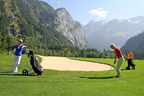 engelberg mountain golf course greens and bunkers